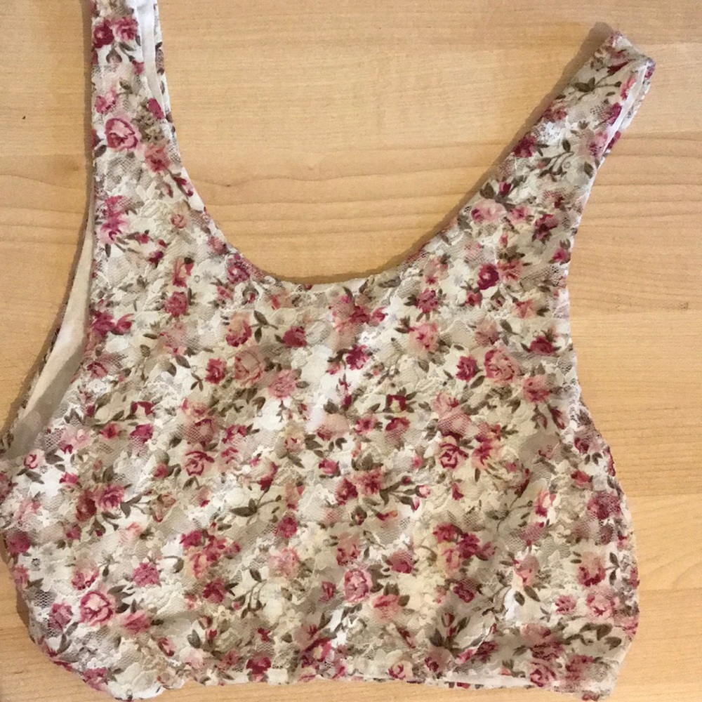 Floral crop top